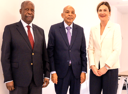 Le Président de la Commission de pilotage du Dialogue national reçoit le Représentant spécial du Secrétaire général des Nations Unies